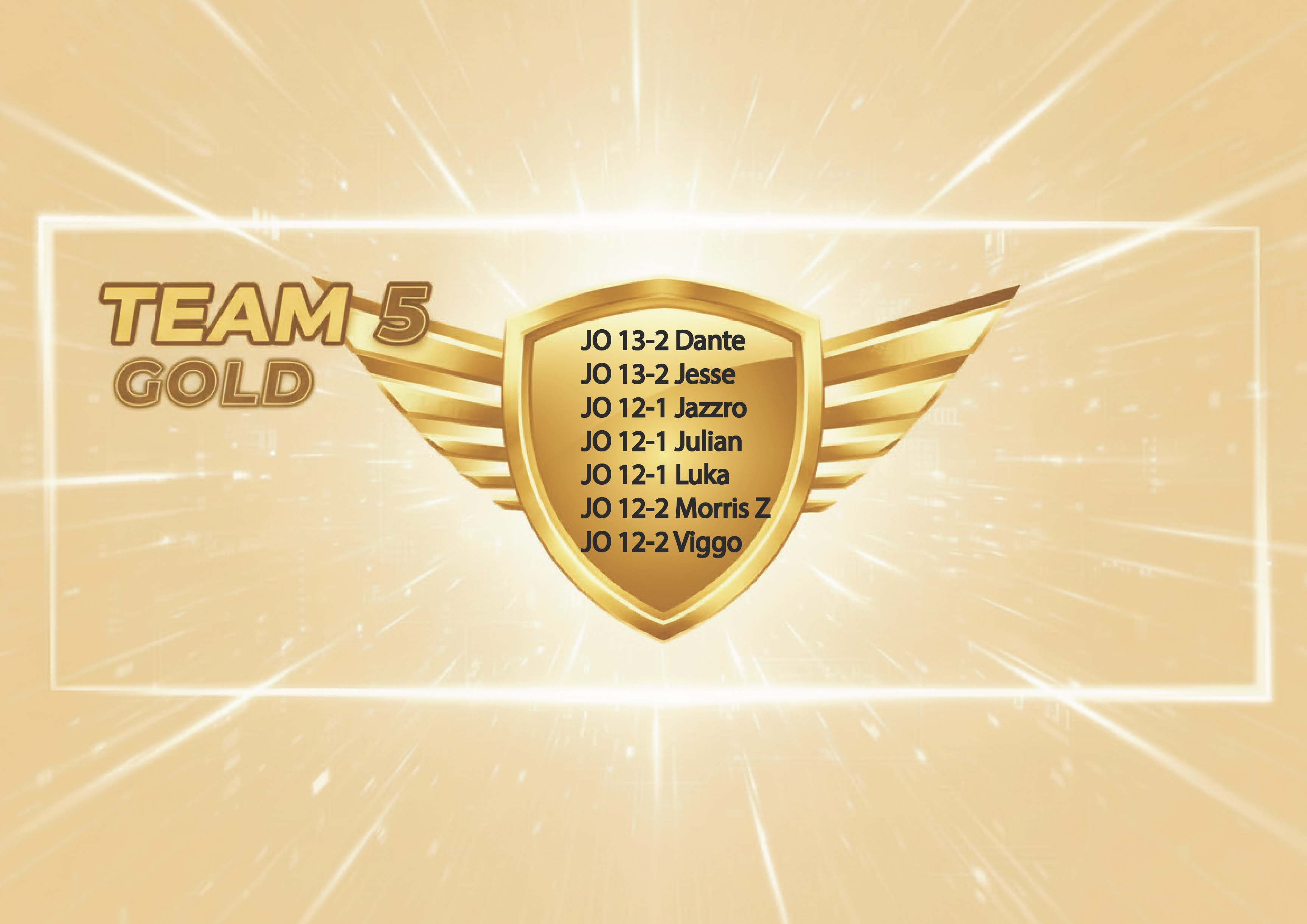 TEAM GOLD
